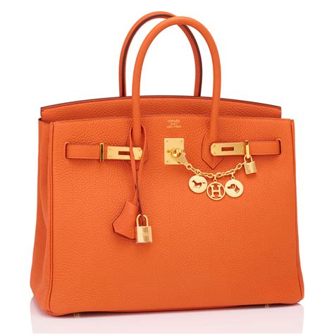 hermes purses orange.